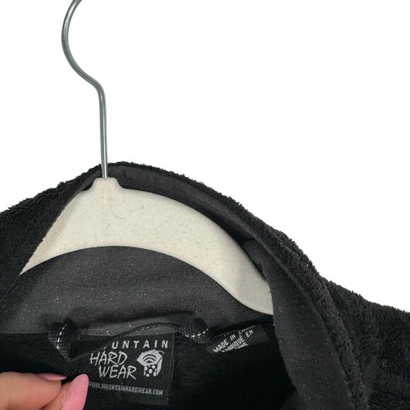 Mountain Hardwear Pyxis Black Full Zip Fleece Jacket Lightweight Womens Medium - Picture 3 of 8
